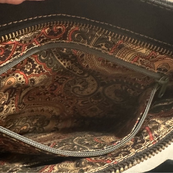 Fossil Long Live Vintage 1953 Black Denim Crossbody - Picture 11 of 16